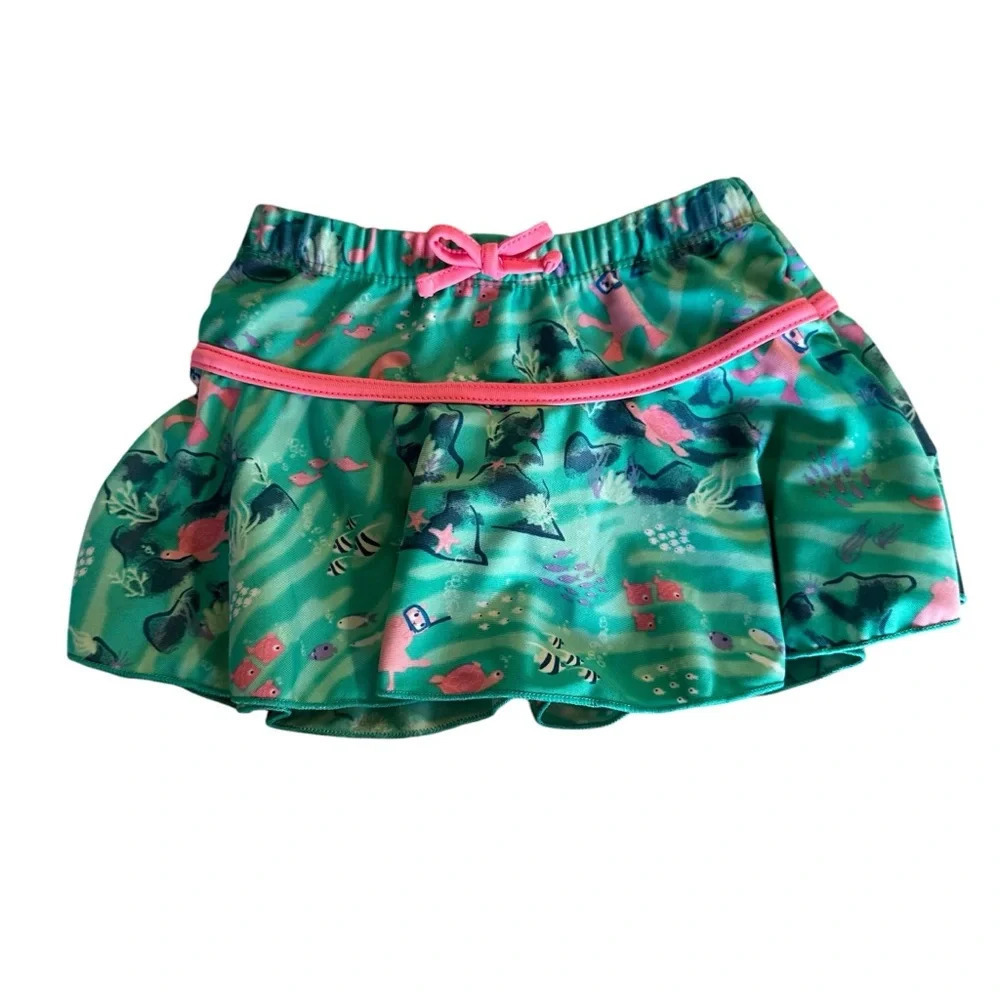 UV Skinz girls size 2T bikini bottom skirt